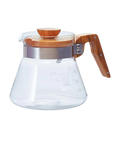 Hario V60-02 Coffee Server with Olive Wood 0.6 l