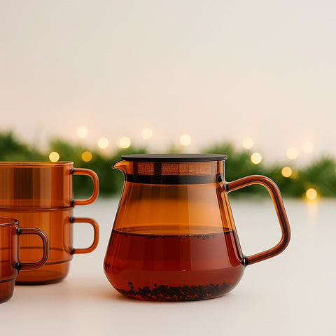 Hario Amber Set na kávu nebo čaj