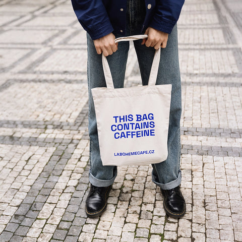 Geantă Această pungă conține cofeină