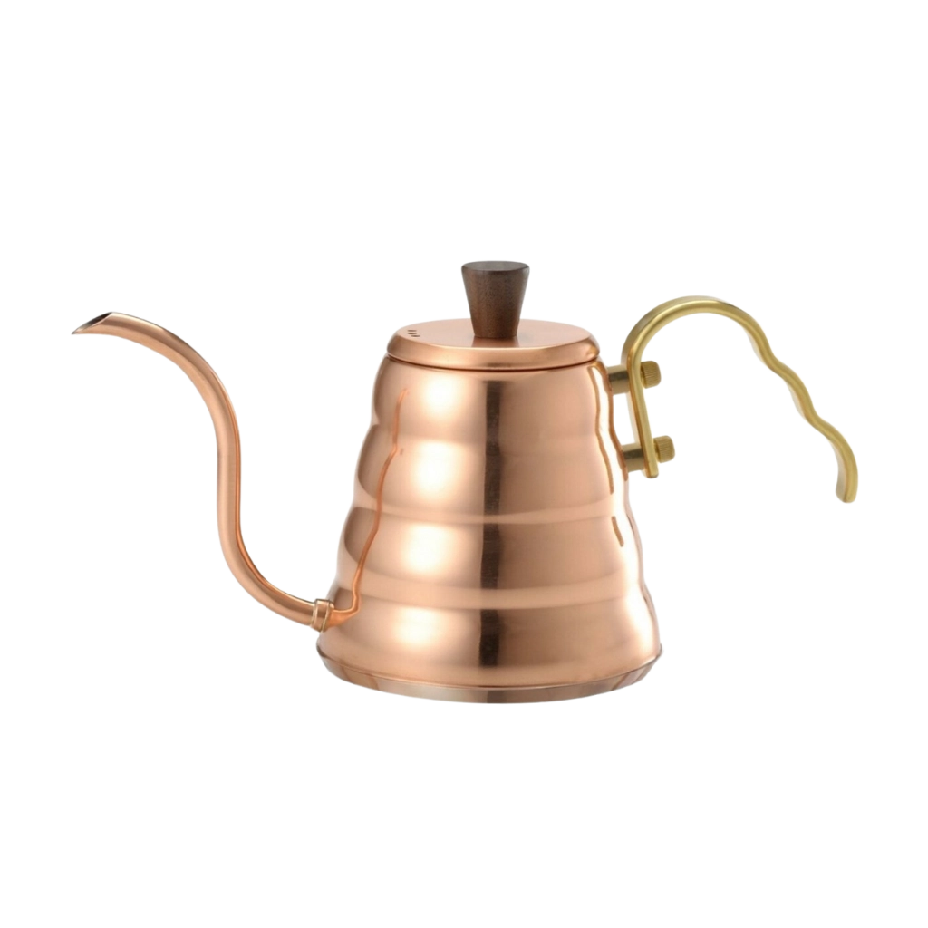 Hario V60 Buono Měděná Zalévací Konvice 0,9 l - La Boheme Cafe Pražírna výběrové kávy