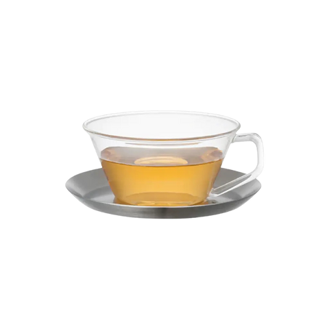 Kinto Cup with saucer CAST 220 ml made of stainless steel