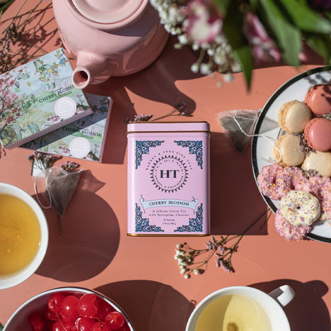 Cherry Blossom green tea set 70 pcs