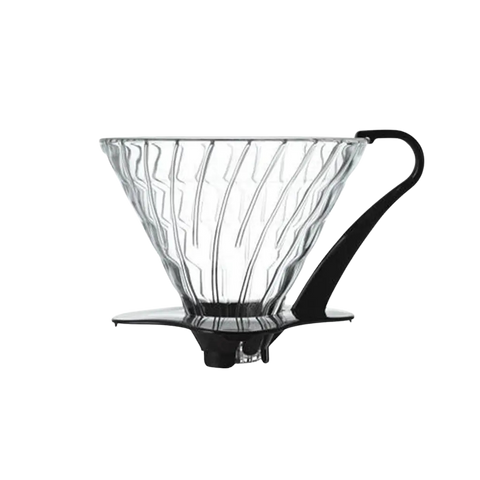 Hario V60-02 Picurator de sticlă - negru