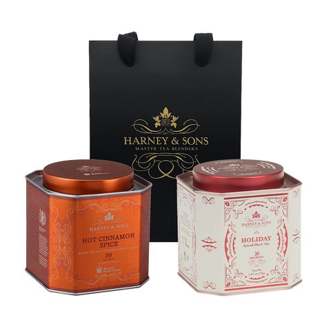 Dárková sada čajů Harney & Sons Royal – Hot Cinnamon Spice & Holiday