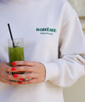 Unisex Béžová mikina La Bohème Café