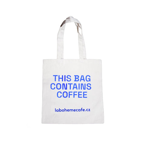 Geantă Această pungă conține cofeină