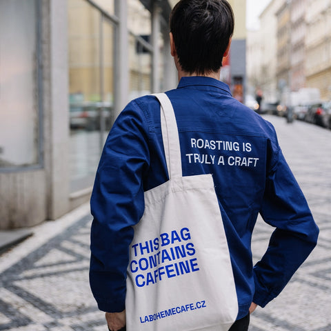 Geantă Această pungă conține cofeină