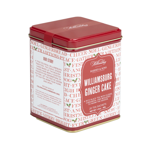 Ceai negru cu portocale și ghimbir Williamsburg Ginger Cake 20 bucăți
