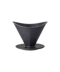 Kinto OCT coffee dripper 2 cups black