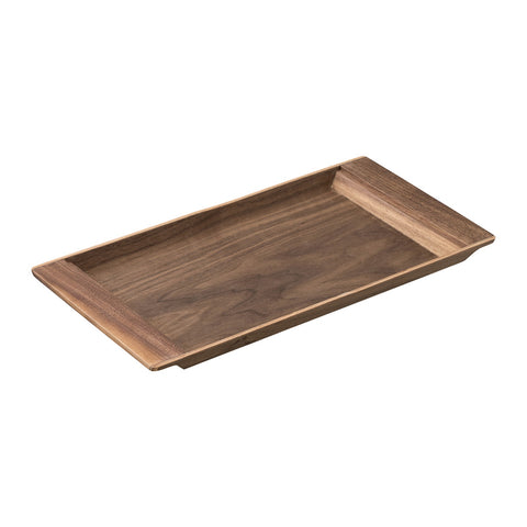 Kinto SEPIA non-slip tray 360x180 mm walnut